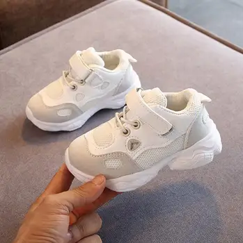 

New kids sneakers running shoes girls school mesh shoes kids breathable sport sneakers traveling shoes Size 21-30