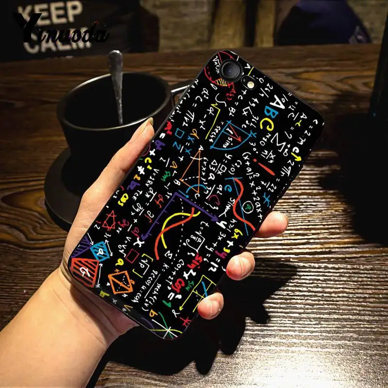 Yinuoda mc2 с E = mc Математика Альберт Эйнштейна чехол для телефона для iPhone X 8 7 6 6S Plus X 5 5S SE XR XS XSMAX11 11pro 11promax - Цвет: 7