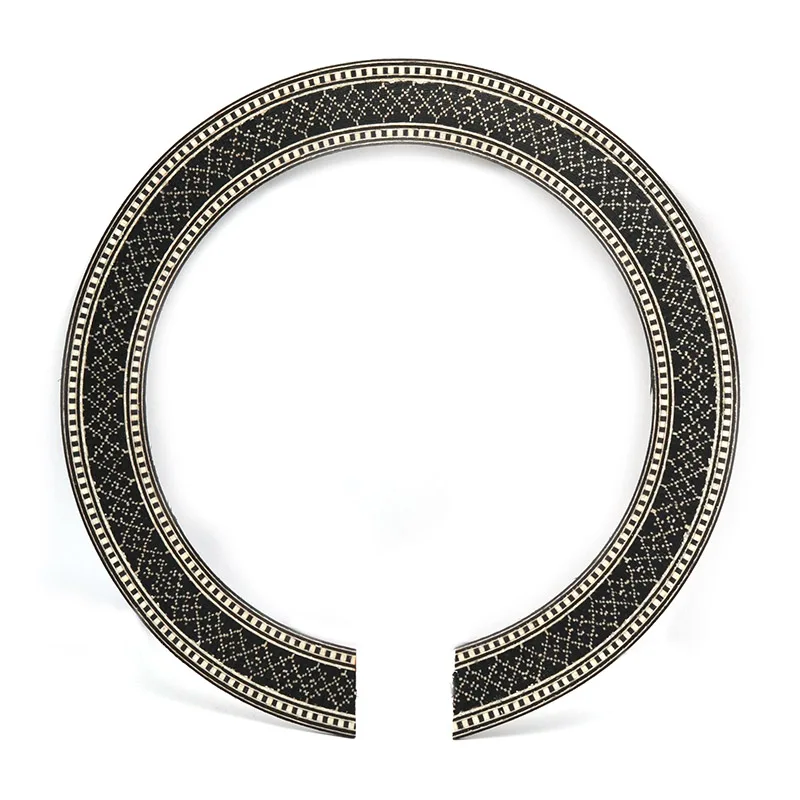 10 шт. Классические гитарные Деревянные инкрустированные Soundhole Розетта, вставка корпуса гитары проектные части с 3 цветами
