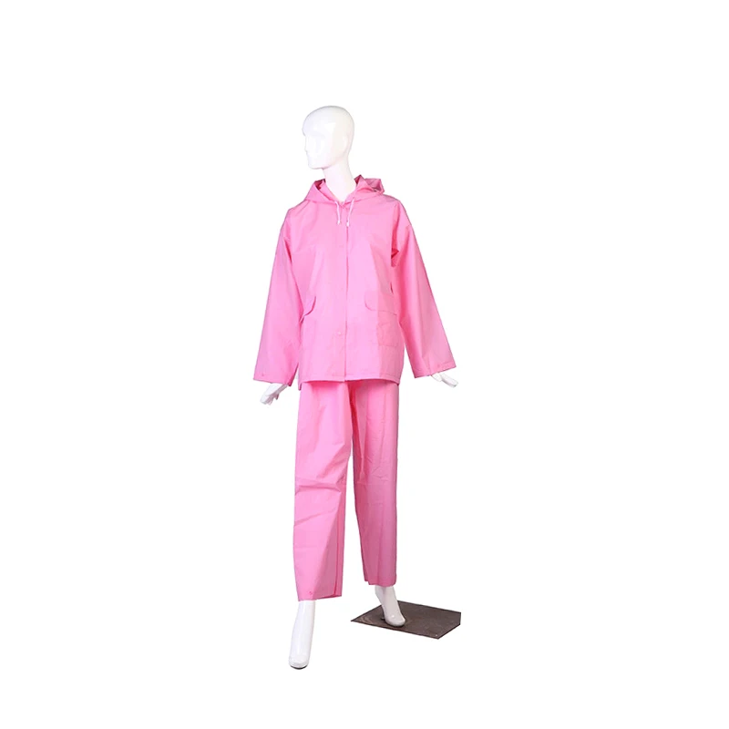 Pink Дождевик, непромокаемые штаны, костюм, прозрачная дождевик для женщин и мужчин, для улицы, разъемная электрическая мотоциклетная куртка, плащи водонепроницаемые женские - Цвет: Pink
