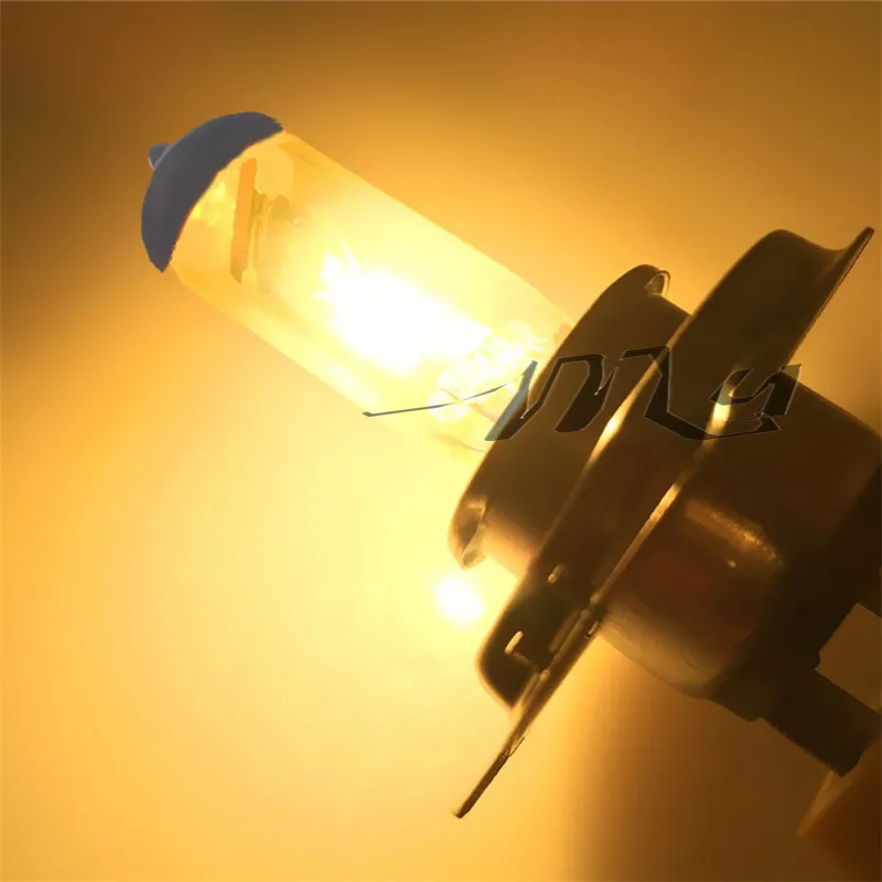 12v Lighting h4 100w 4300k 6000k Cars pure white yellow halogen headlight bulbs fog styling 3