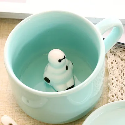 Очаровательная животная стерео кофейная чашка керамическая чашка красивая кружка чашка для любимого человека и креативный подарок - Цвет: 18