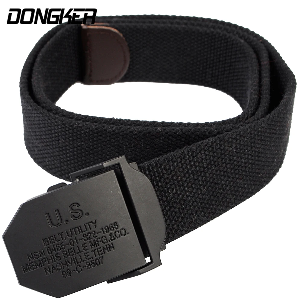 110cm Military Sport Belt With Alloy Buckle Nylon Marine Army EDC