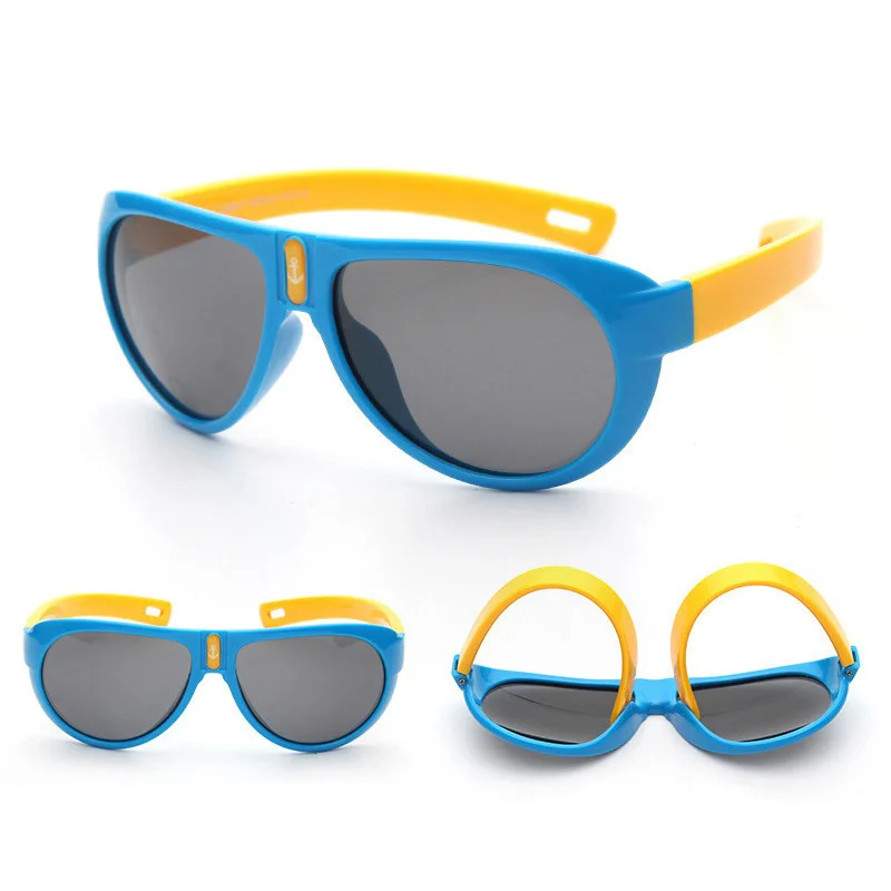 Silicone Polarized Sunglasses For Children Fashion Eyewear Kids Sun Glasses Children SunGlasses For Girls And Boys