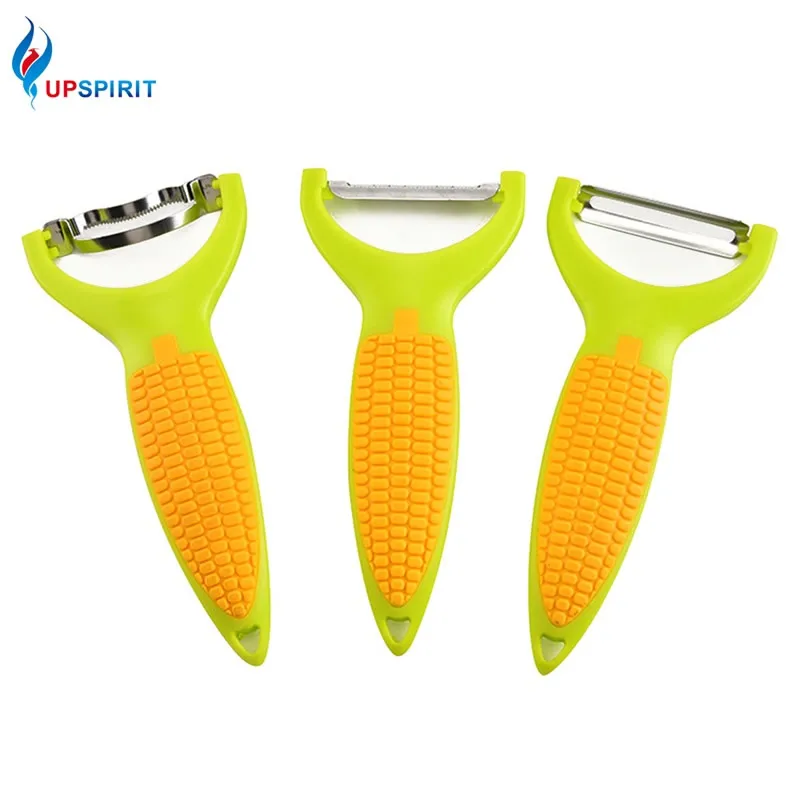

Upspirit 3Pcs Corn Planer Set Multifunctional Fruit Apple Potato Peeler Parer Cutter Vegetable Stripper Tool Kitchen Accessories