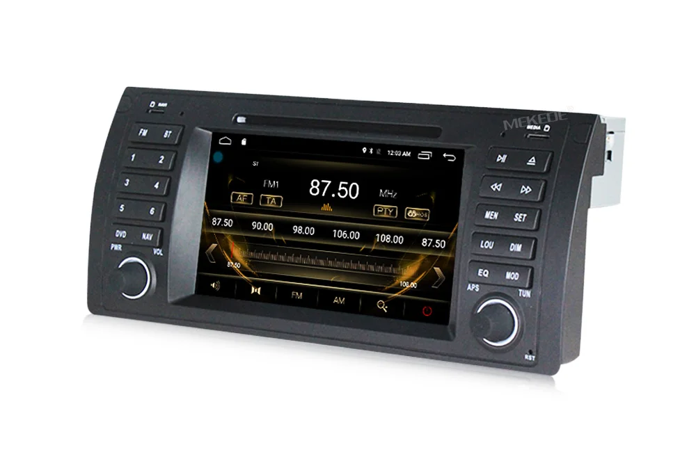 Clearance MEKEDE Android car dvd multimedia player for BMW 3series E39 E53 X5 M5 with 4G lte wifi 2G RAM 16G ROM GPS radio free shipping 38