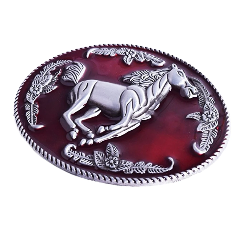 Zinc Alloy Belt Buckle for Men High Quality Alloy Material Gold Silver Horse Adaptation width 3.5CM Designers Fashion Design 