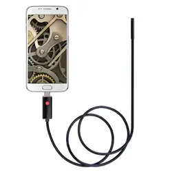 2 м 5,5 мм Вспышка автоматическая 2 в 1 смартфон USB эндоскоп Инспекционная камера для Android 6 светодиодный на труднодоступных районах