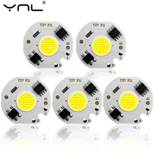 5 шт. COB светодиодный чип 220 В 3 Вт 5 Вт 7 Вт 10 Вт 12 Вт Y27 лампада Светодиодный светильник IP65 вход Smart IC для DIY светодиодный прожектор точечный светильник