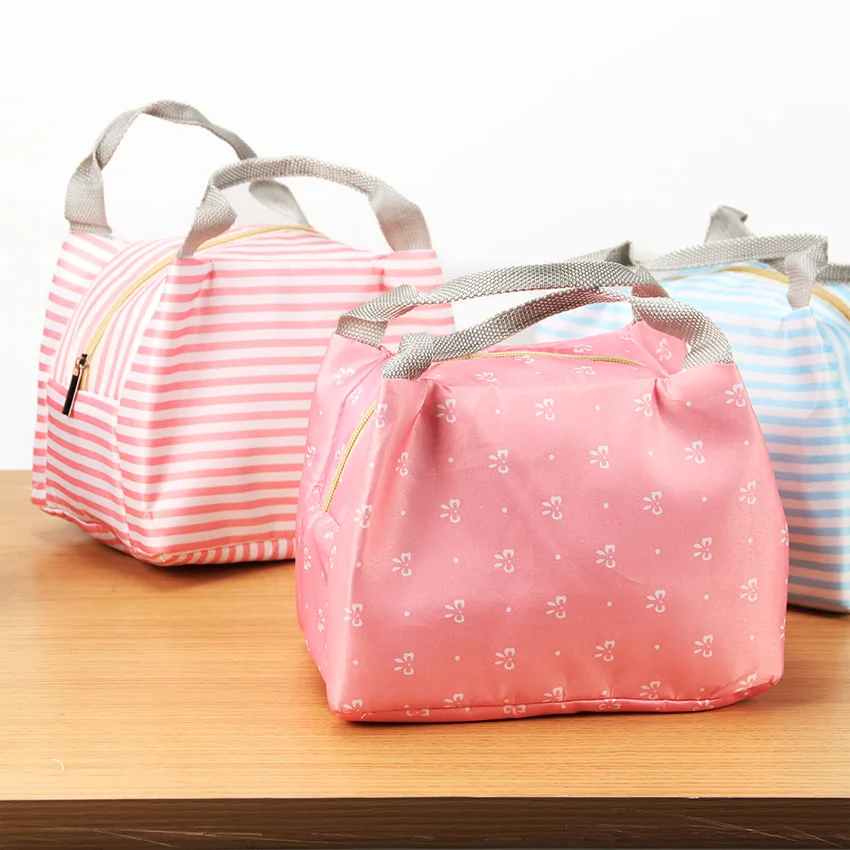 

Korean Style Snack Portable Fresh Thermal Insulated Lunch Bag Lunchbox Storage Bag Lady Carry Picnic Multifunction Food Tote