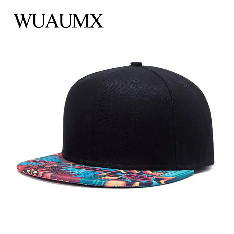 

Wuaumx Spring Summer Snapback Caps Men Women Patchwork Baseball Cap Hip Hop Casquette Chapeau Bone Masculino Gorro Snap Back Hat