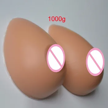 

500g - 1000g 32C 34B 36A Fake Breast Silicon Form Performer Cross-dressing Boobs Shemale False Silicone Breast Form Prosthesism