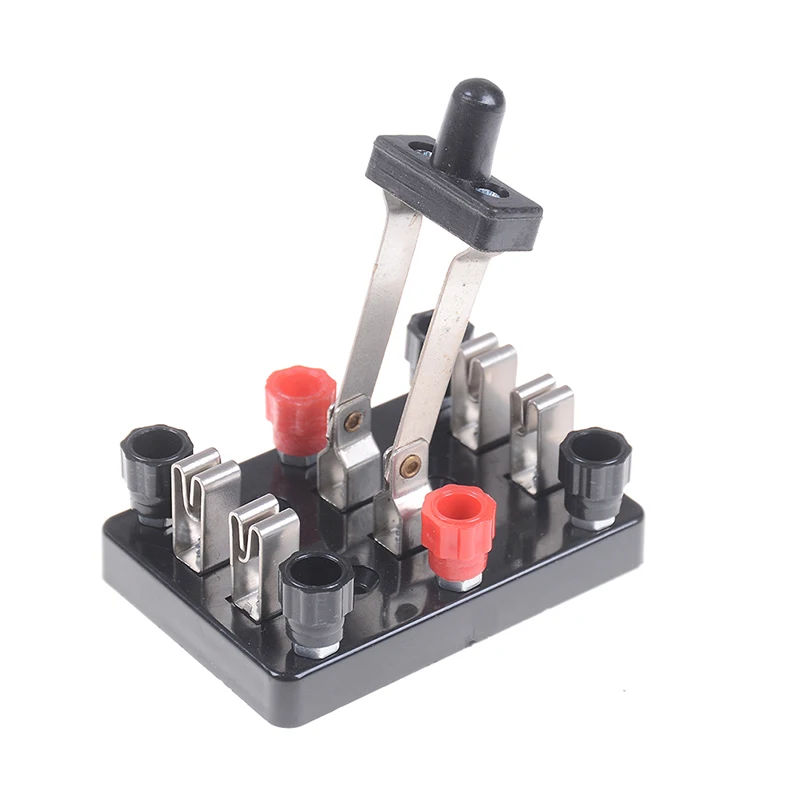 

High Quality Knife Switch Double Pole Double Throw Dpdt Toggle Experiment Test School