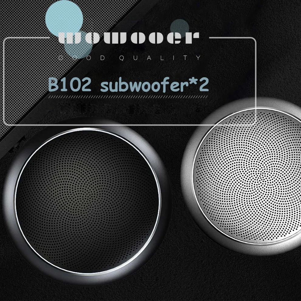 

Home Theater Boombox Portable subwoofer one pair Wireless speaker Bluetooth hifi MINI sound system with Microphone