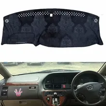 Для Honda Odyssey 1999 2000 2001 2002 2003 фланель Dashmats приборной панели крышки тире колодки коврик в машину козырек от солнца RHD