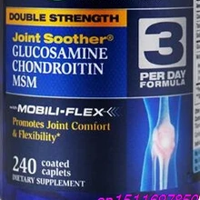 Гордость Двойная сила глюкозамин, хондроитин и МСМ Joint soother 240/бутылка Поддержка совместное Здоровье& шаровой шарнир комфорт способствует мобильности