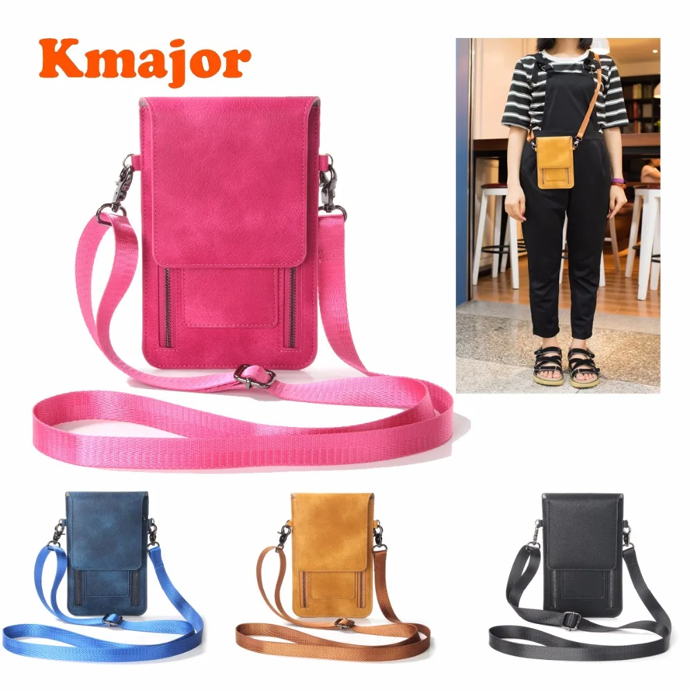 

Shoulder Bags Women Phone Pouch Leather Case for Huawei Honor 8X Mate 20 Pro Mate 10 P20 Lite P Smart Plus Nova 3i 3 4 P30 Cover
