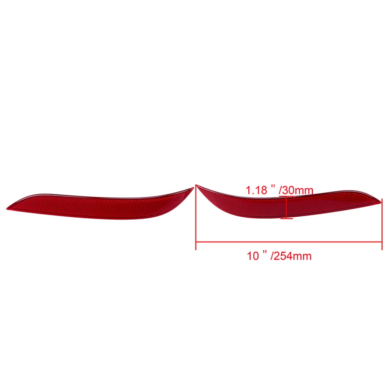 custom license plate POSSBAY Car Rear Bumper Reflector Light for BMW 5 Series E60 Sedan 2003 2004 2005 2006 2007 Pre-facelift Warning Reflective car decals