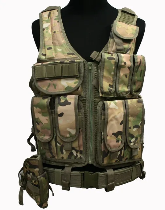 USMC Tactical Hunting Combat Vest (Multicam) Free shipping