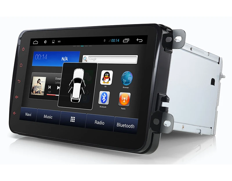 Clearance 4 Quad, 16GB Nand Flash, For VW Touran DVD GPS Navigation for Volkswagen Touran Radio Android 4.4.4 System 8 inch screen 2