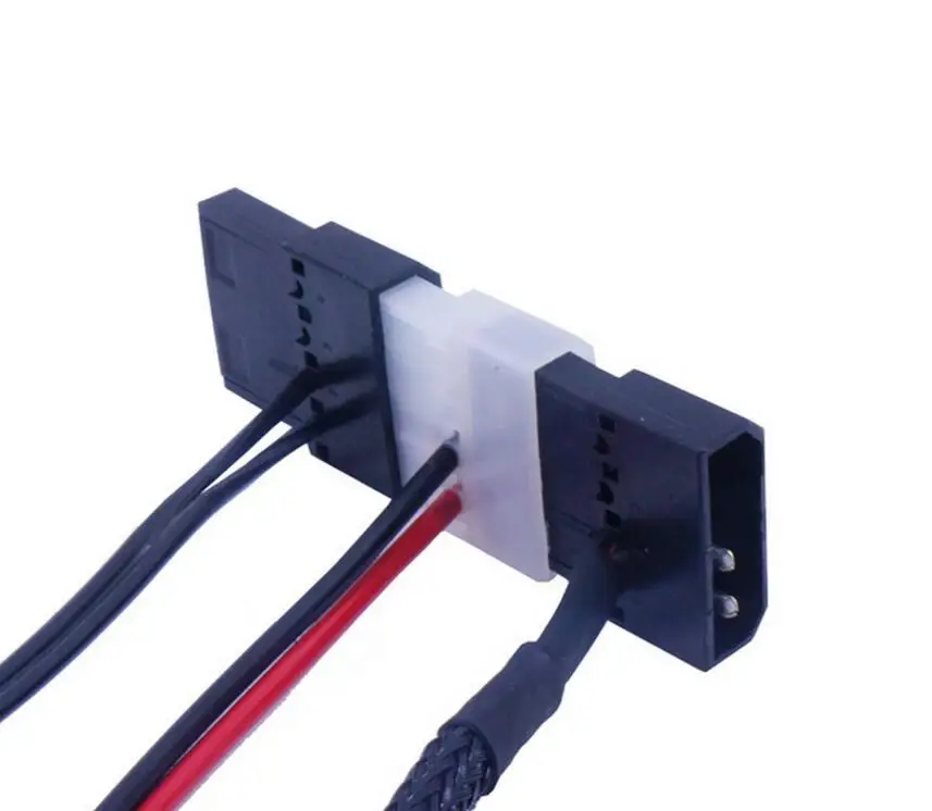 2 шт, PC 4PIN Molex 5,5 мм X 2,1 мм DC кабель питания 12 В 2 а для RGB блок управления светодиодный