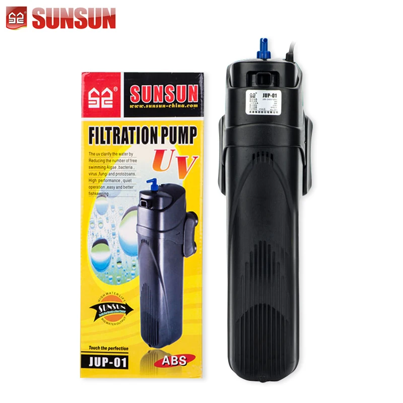 SUNSUN Aquarium Filtration Pump UV Submersible Filter Pump for fresh