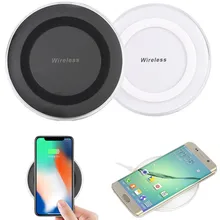 Qi Беспроводной Зарядное устройство для iPhone X 8 плюс samsung Galaxy S8 S9 плюс S6 S7 Edge Note 8 зарядка через usb Pad