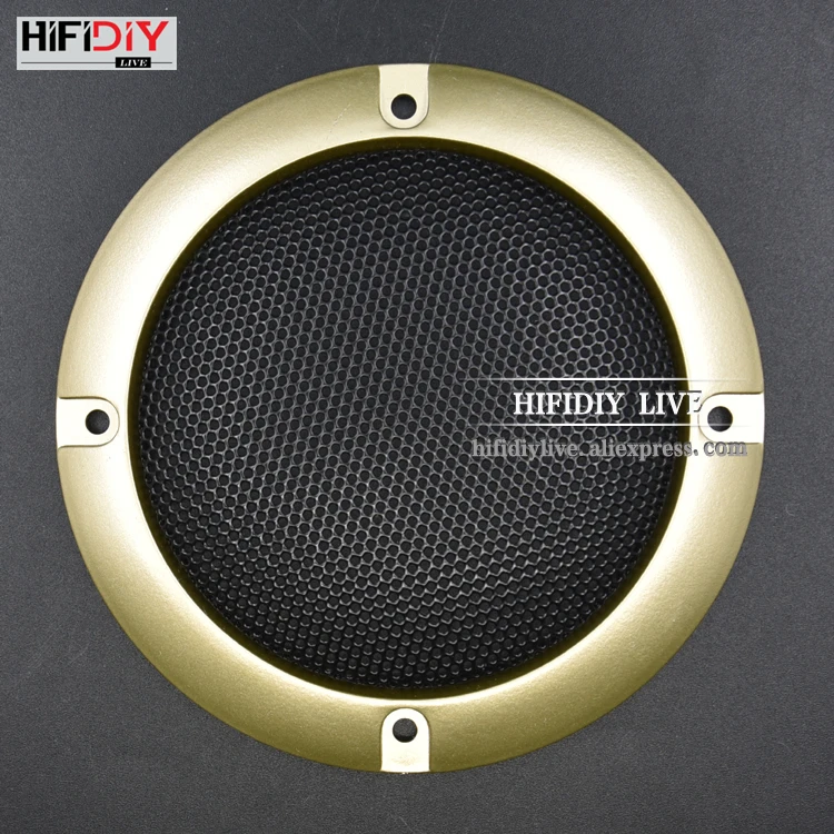 HIFIDIY LIVE 4,5 ''4 дюйма динамик s Пластиковая Рамка Металлическая железная проволока решетки динамик сетчатая Крышка высококачественный автомобильный домашний сетчатый корпус