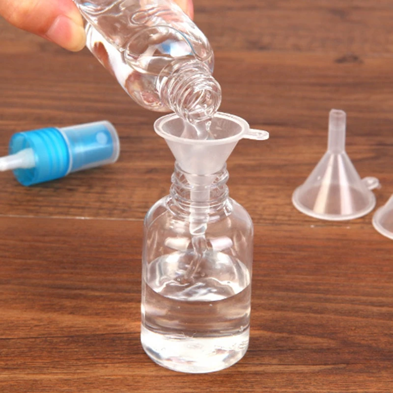 

Mini Plastic Perfume Diffuser Bottle Liquid Oil Funnels Lab Kitchen Supplies