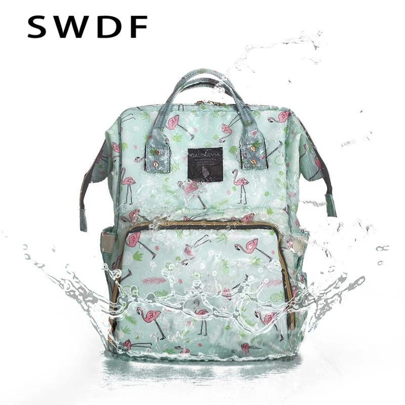 

SWDF Multifunction Mummy Maternity Nappy Bag Brand Large Capacity Baby Bag Travel Backpack Designer Nursing Bag for Baby Care