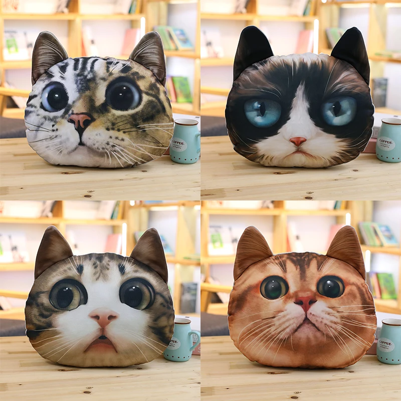 cat head plush