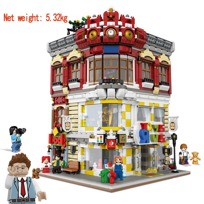

01006 Block 5491Pcs Genuine Creative MOC City Series The Toys and Bookstore Set Building Blocks Bricks Toy Model Gift