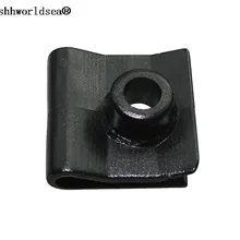 Shhworldsea 100 шт. нейлон "U" гайка крыло/колесо Корпус приложений для Nissan 63848-d0100 Пластик Зажимы автомобиль крепежи клип