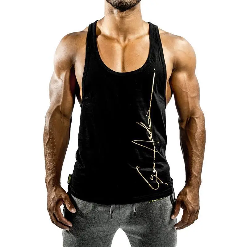 Buy 2018 Mens Tank Tops Slim Fitted Bodybuilding man