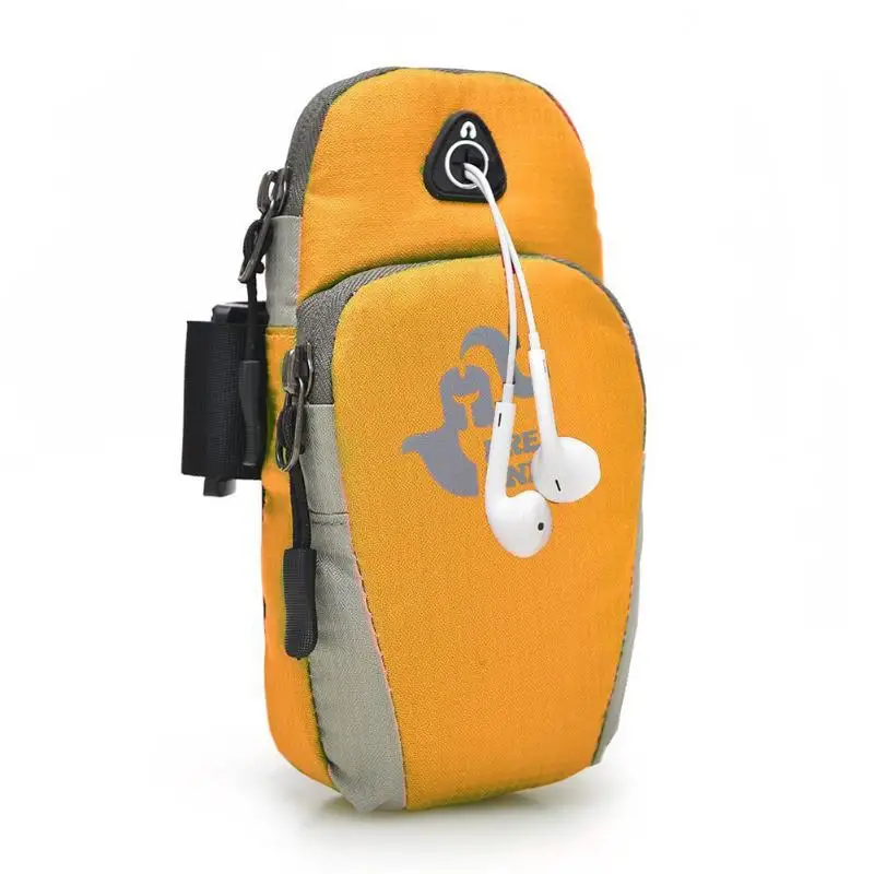 Kopen Ademend Zachte Nylon Sport Arm Bag Running Jogging Gym Armband Tas Case Cover Houder Met Earline Gat Voor iPhone Samsung