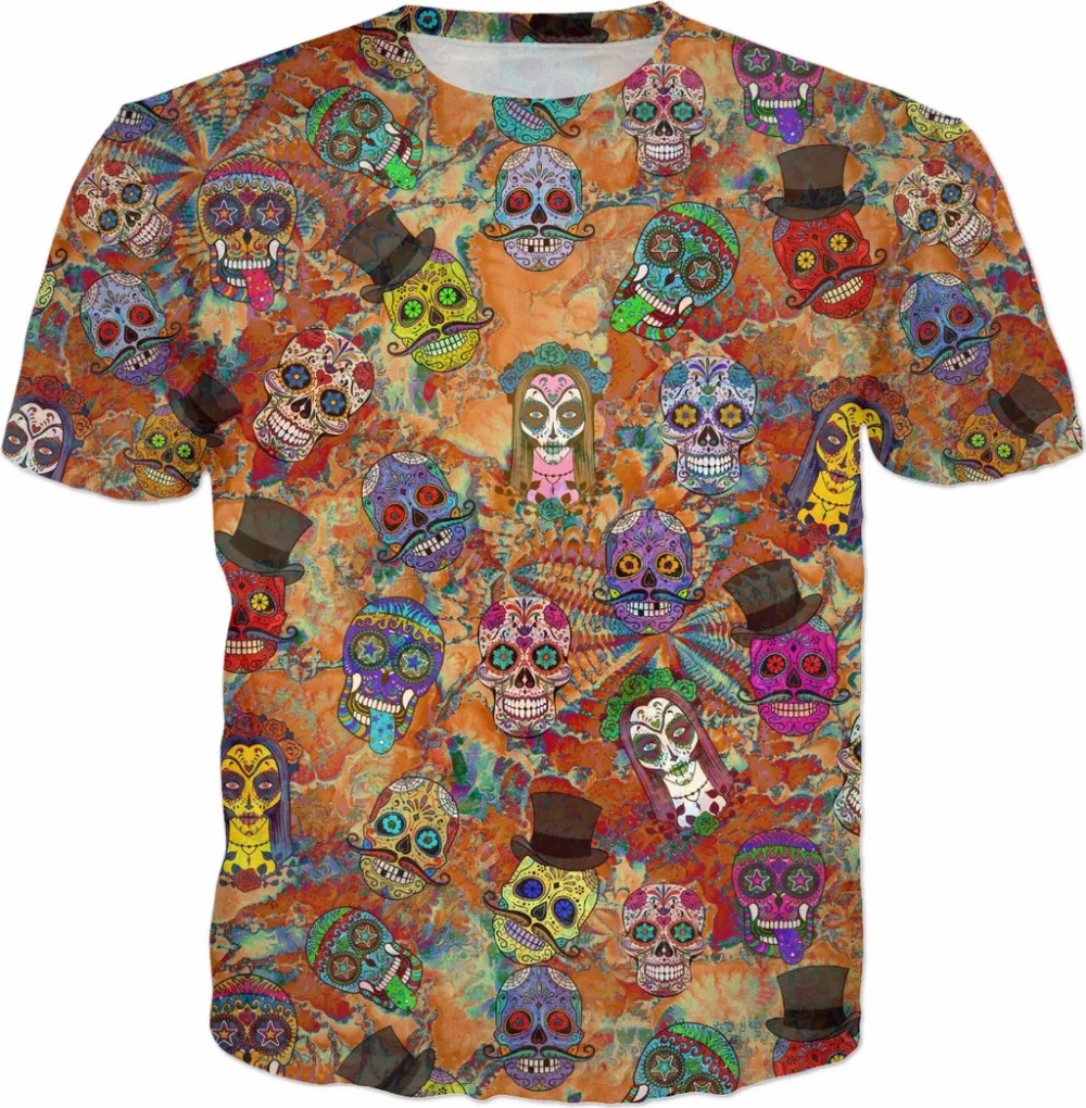 Gothic Sugar Skull Halloween Pattern I