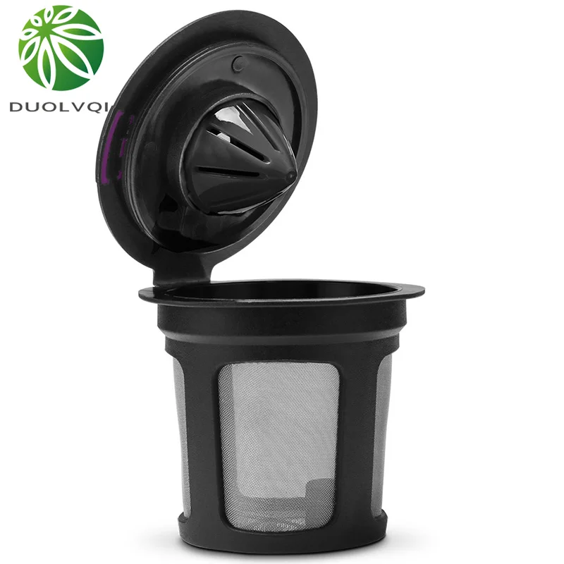 

Duolvqi 1pc Coffee Filter Cup Repeated Filling Capsule Shell For K cup Reuseable Coffee Cup