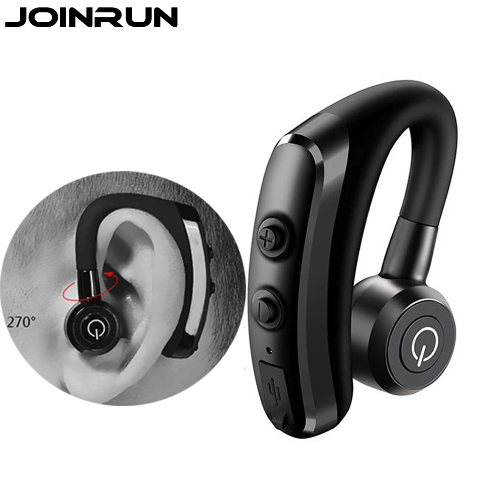 

Joinrun Bluetooth 4.1 Ear hook Earphone headset fone de ouvido Bluetooth with mic for iphone / Xiaomi /huawei Freeshipping