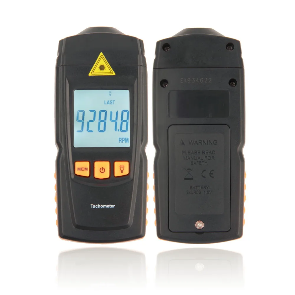 1 Pc Worldiwde Digital Rotation Speed Digital Tachometer Measuring Tester Brand New