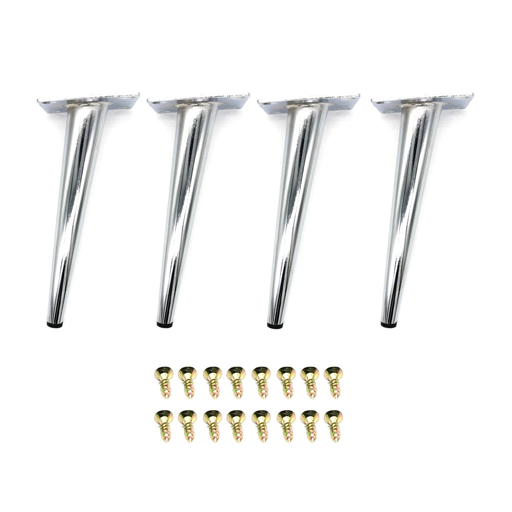 Furniture Metal Legs, Set of 4 PCSFurniture Wardrobe Cabinet Metal Legs Sofa Leg Furniture Bed/TV Cabinet Feet 80*190MM