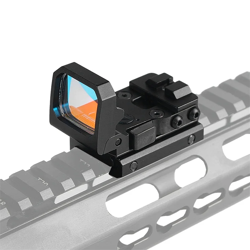 Flip Up Red Dot Sight Foldable RMR Scope w 9 Levels Brightness Holographic Reflex for Airsoft Hunting (21)