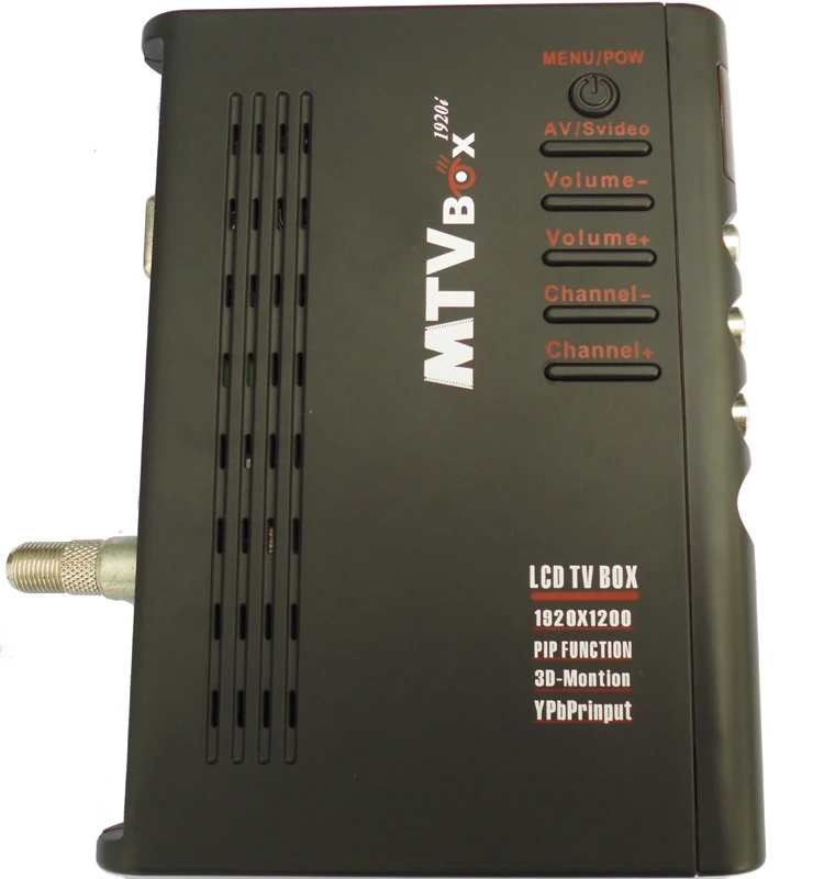 Цифровой M TV LCD Box компьютер VGA S видео аналоговый ТВ приемник тюнер ЖК монитор PAL NTSC