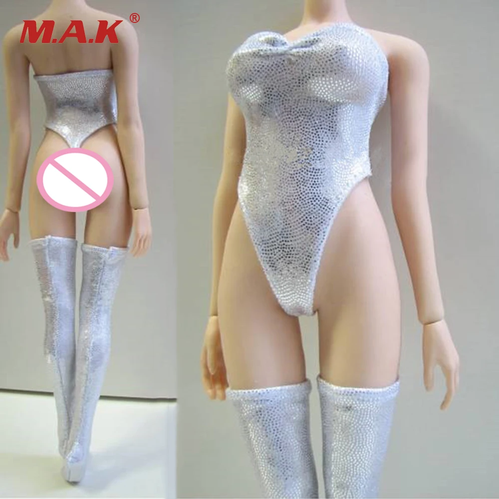 DIY COSPLAY 1/6 SET013B Female Clothes Set Supergirl Hero Suit Superwoman Series Accessories for 1:6 Suntan Action Figure Body