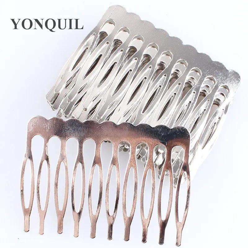 40*53MM (Silver/Gold/Broze) Female Metal Hair Combs Claw Hairpins DIY