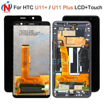 

6.0" For HTC U11+ LCD Display Touch Screen Digitizer Assembly with frame Replacement Parts 2560*1440 For HTC U11 Plus lcd