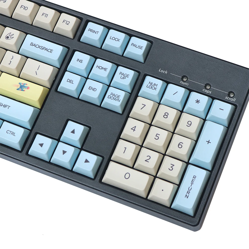 Xda профиль 165 клавиш pbt Материал краситель субкровать keycap для mx Переключатель механическая клавиатура