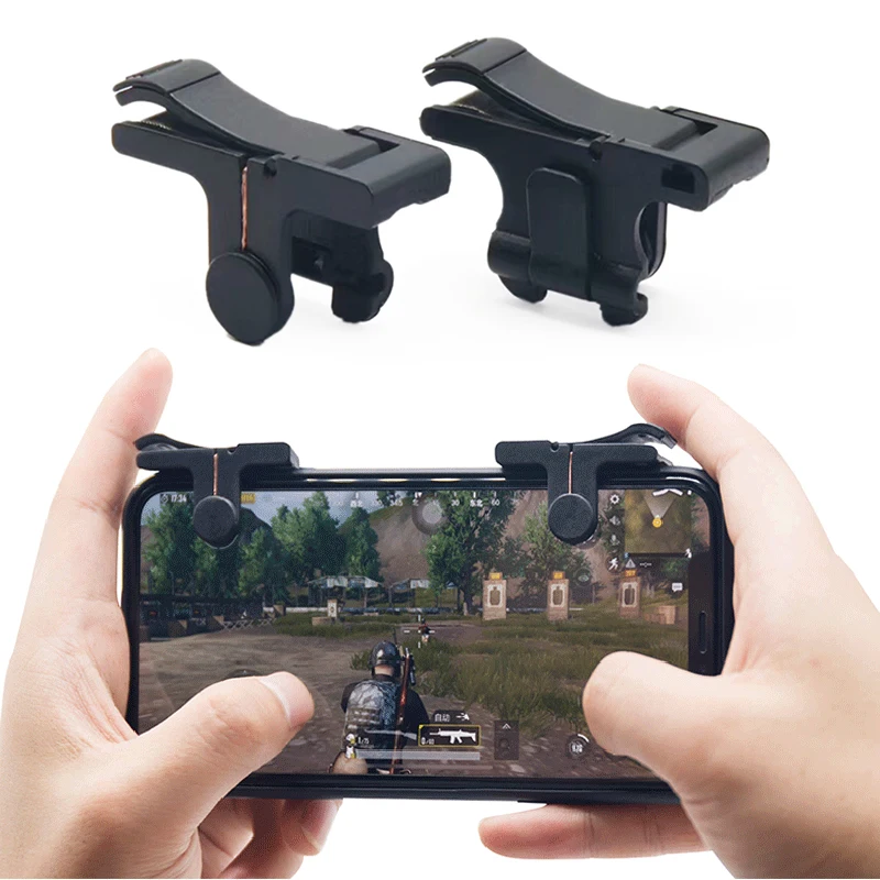 

Universal Gamepad Trigger Fire Button Aim Key L1R1 Shooter Controller PUBG FUT1 for 4.6-6.5 inch mobile phone