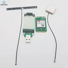 SIMCOM SIM7000C MINI PCIE+ MINI PICE к USB адаптеру(с слотом для sim-карты)+ 4G антенна+ gps пассивная антенна NBIoT& LTE CATM1 EMTC