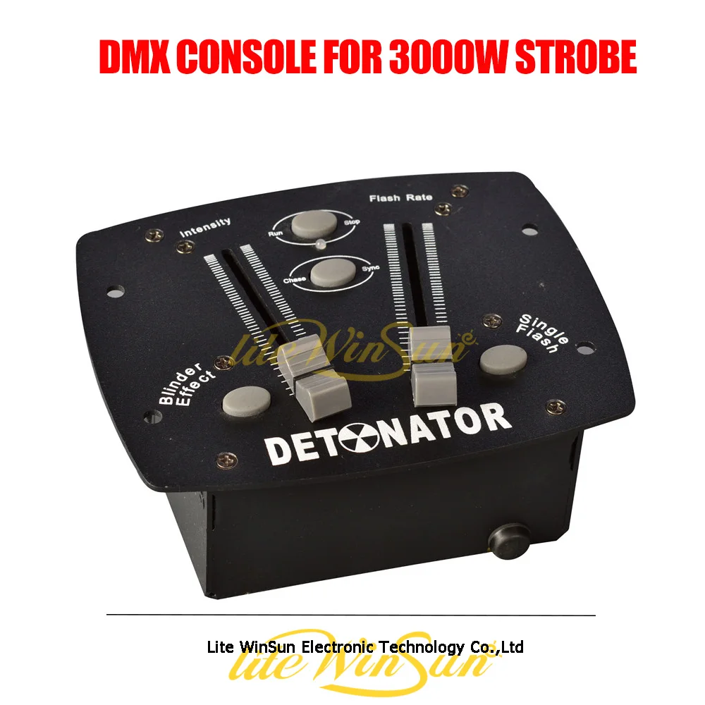 

Litewinsune 3000W Strobe Light Controller DMX512 Strocope Flashing Light Console for DJ Disco Lighting