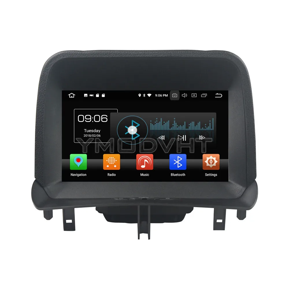 Perfect YMODVHT 8inch Android 8.0 Octa Core PX5 4GB 32GB Car DVD Player Radio Stereo GPS for Ford Tourneo Courier 2014 2015 2016 2017 1